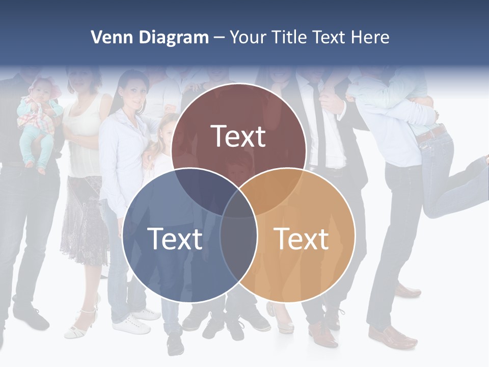 A Group Of People Are Posing For A Picture PowerPoint Template