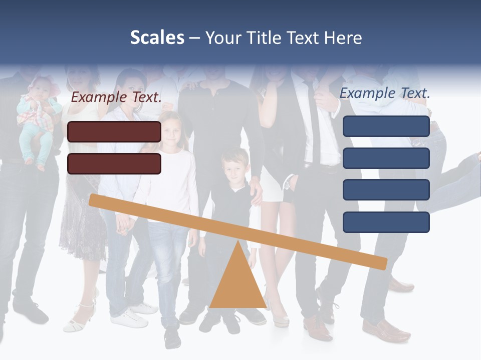 A Group Of People Are Posing For A Picture PowerPoint Template