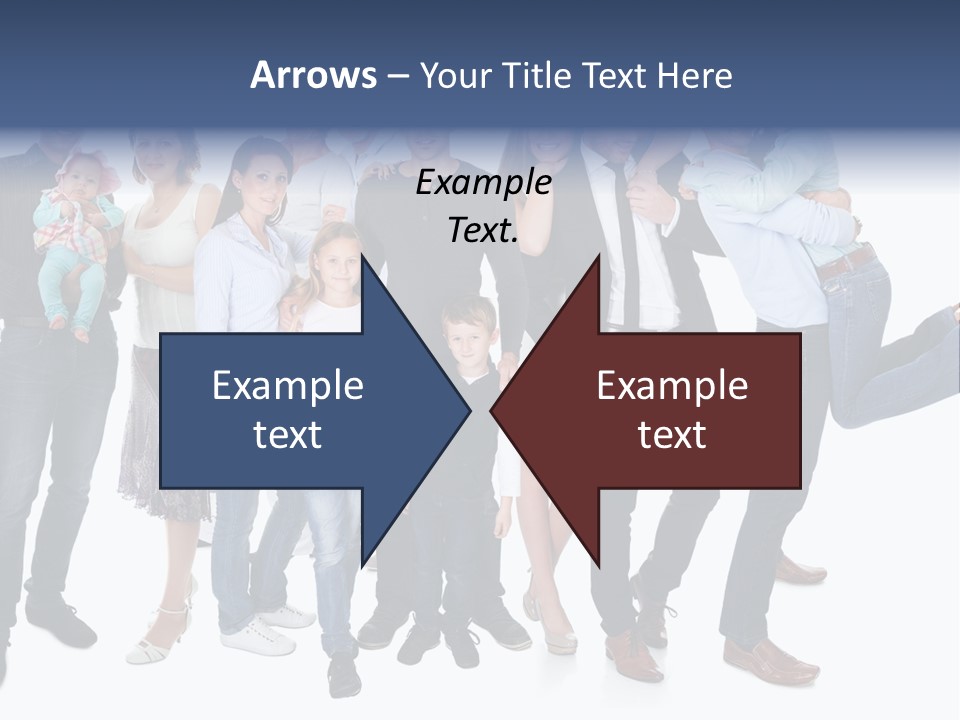 A Group Of People Are Posing For A Picture PowerPoint Template