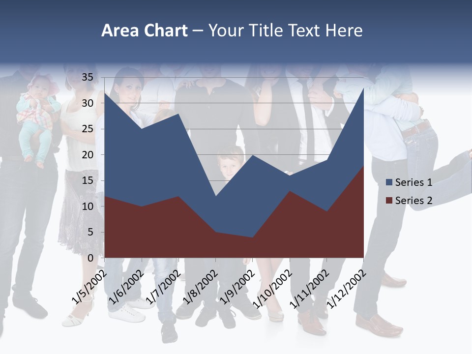A Group Of People Are Posing For A Picture PowerPoint Template