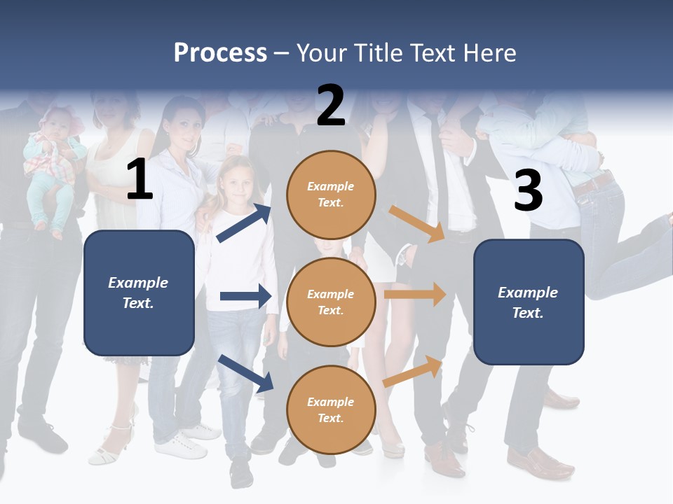 A Group Of People Are Posing For A Picture PowerPoint Template