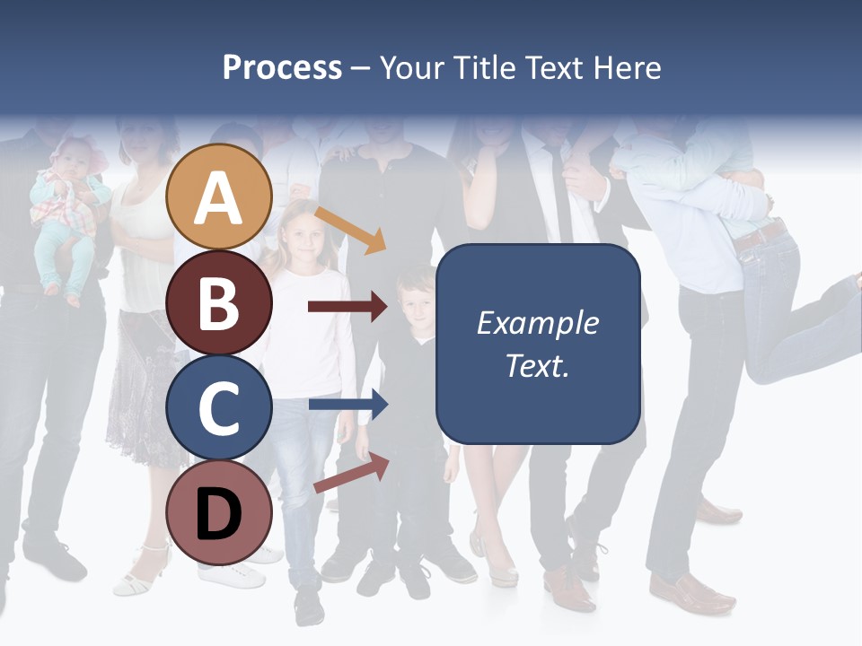 A Group Of People Are Posing For A Picture PowerPoint Template