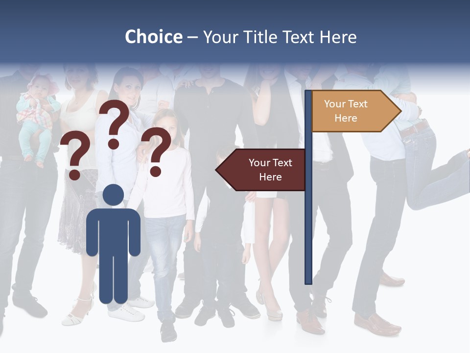 A Group Of People Are Posing For A Picture PowerPoint Template