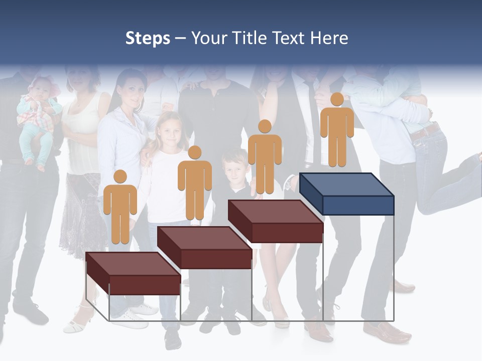 A Group Of People Are Posing For A Picture PowerPoint Template