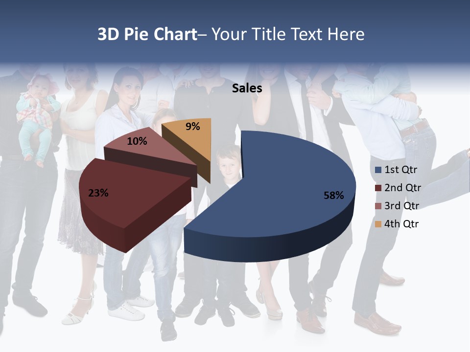 A Group Of People Are Posing For A Picture PowerPoint Template