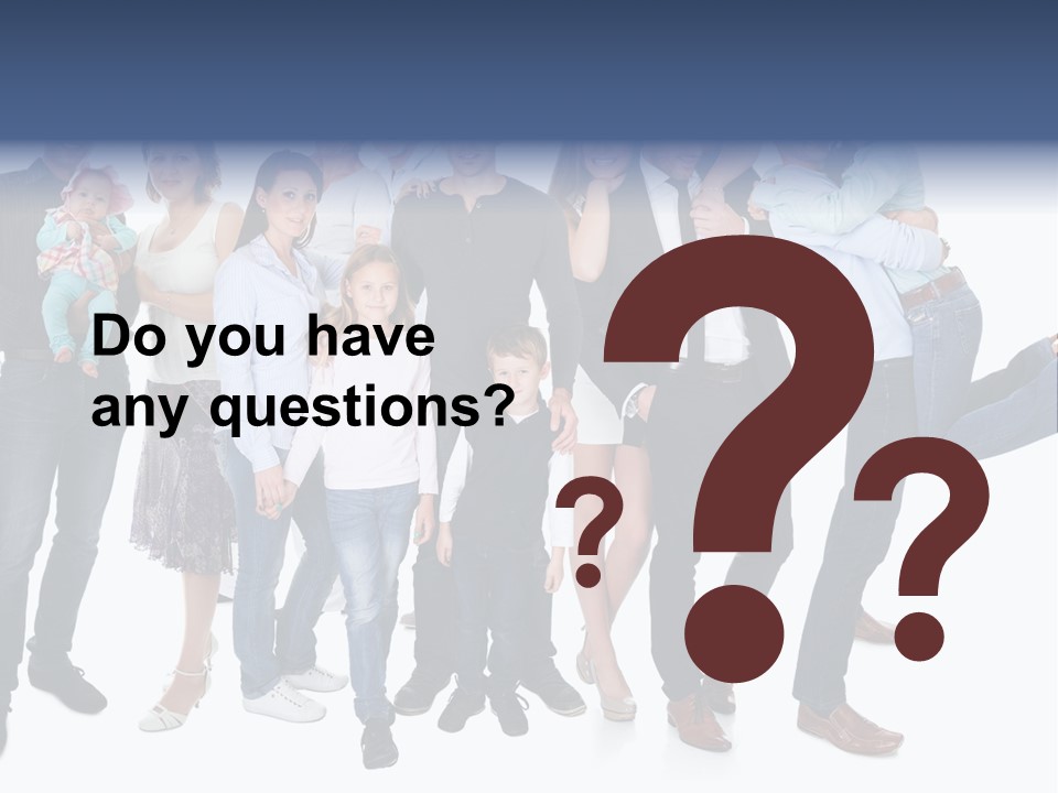 A Group Of People Are Posing For A Picture PowerPoint Template