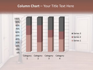 A Person Standing In Front Of A Row Of Doors PowerPoint Template
