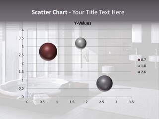 A Bathroom With A Tub, Sink, Toilet And Window PowerPoint Template