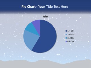 A Night Sky With Stars Powerpoint Template PowerPoint Template