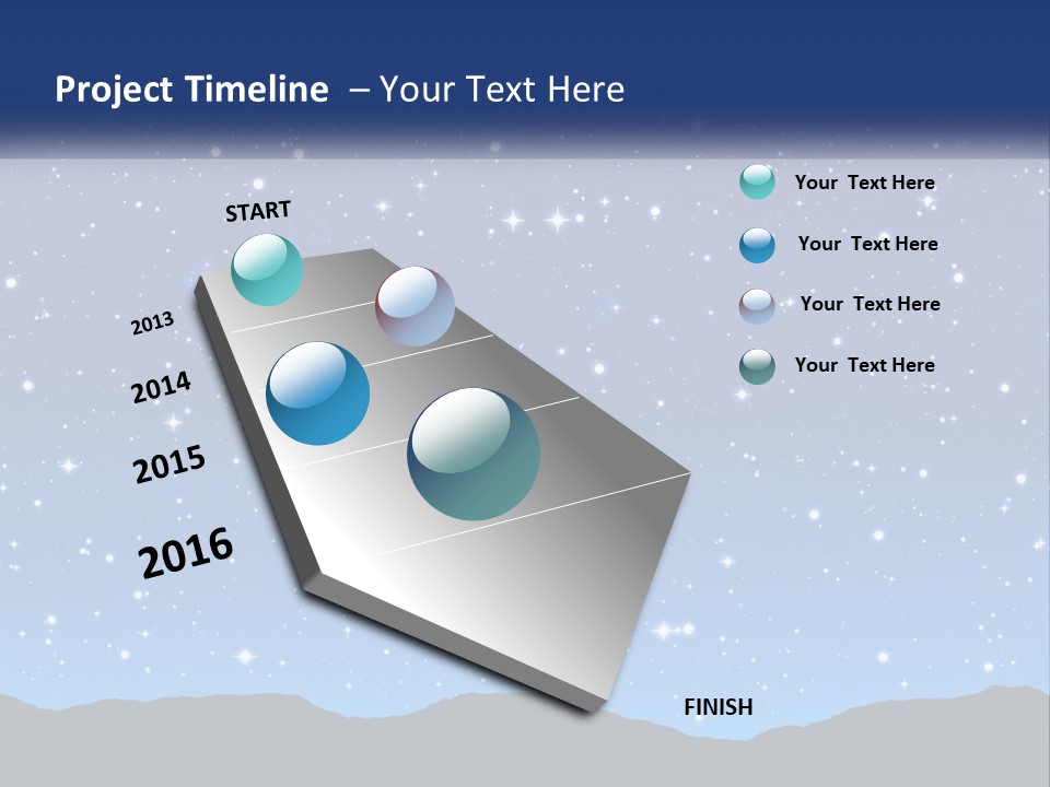 A Night Sky With Stars Powerpoint Template PowerPoint Template