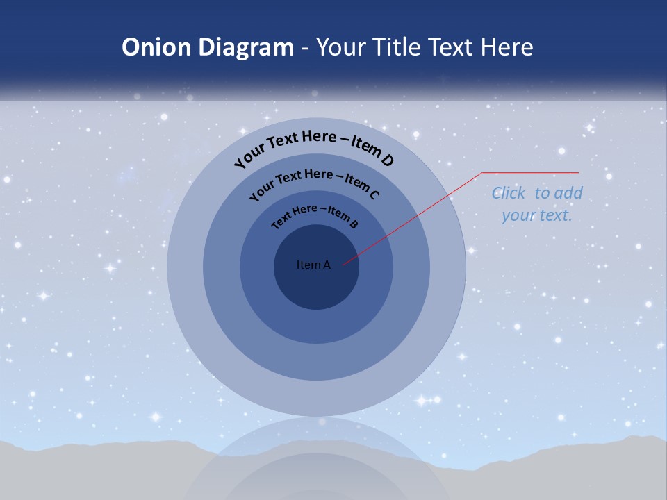 A Night Sky With Stars Powerpoint Template PowerPoint Template