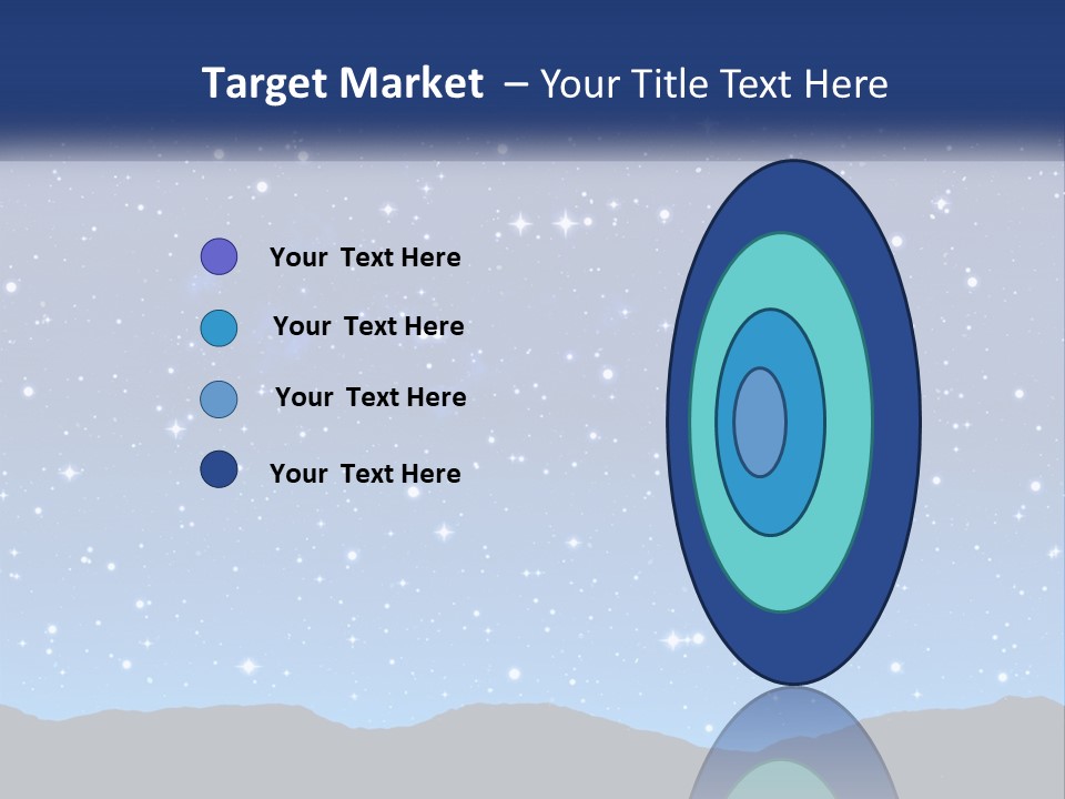 A Night Sky With Stars Powerpoint Template PowerPoint Template