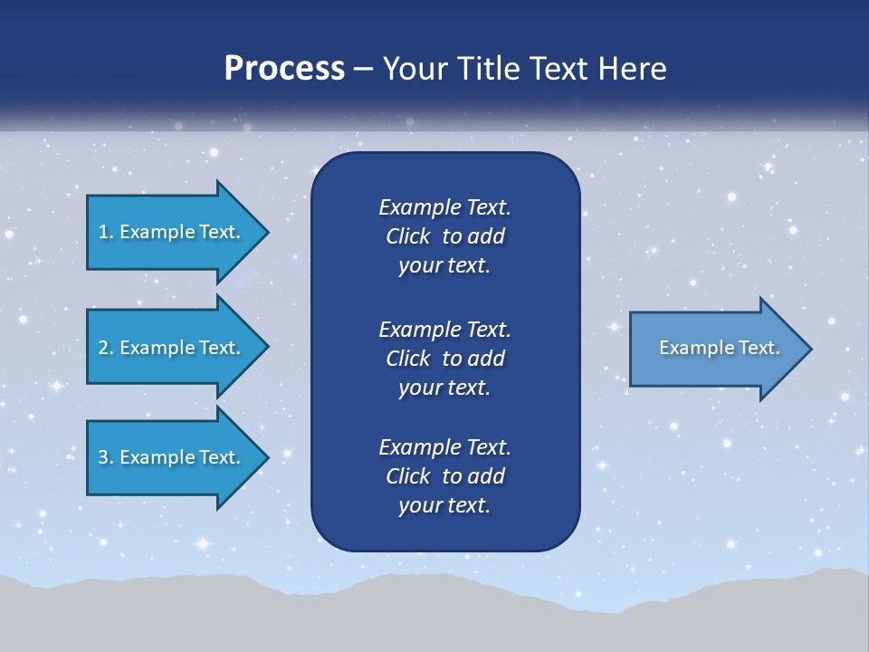 A Night Sky With Stars Powerpoint Template PowerPoint Template