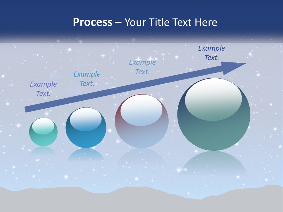 A Night Sky With Stars Powerpoint Template PowerPoint Template