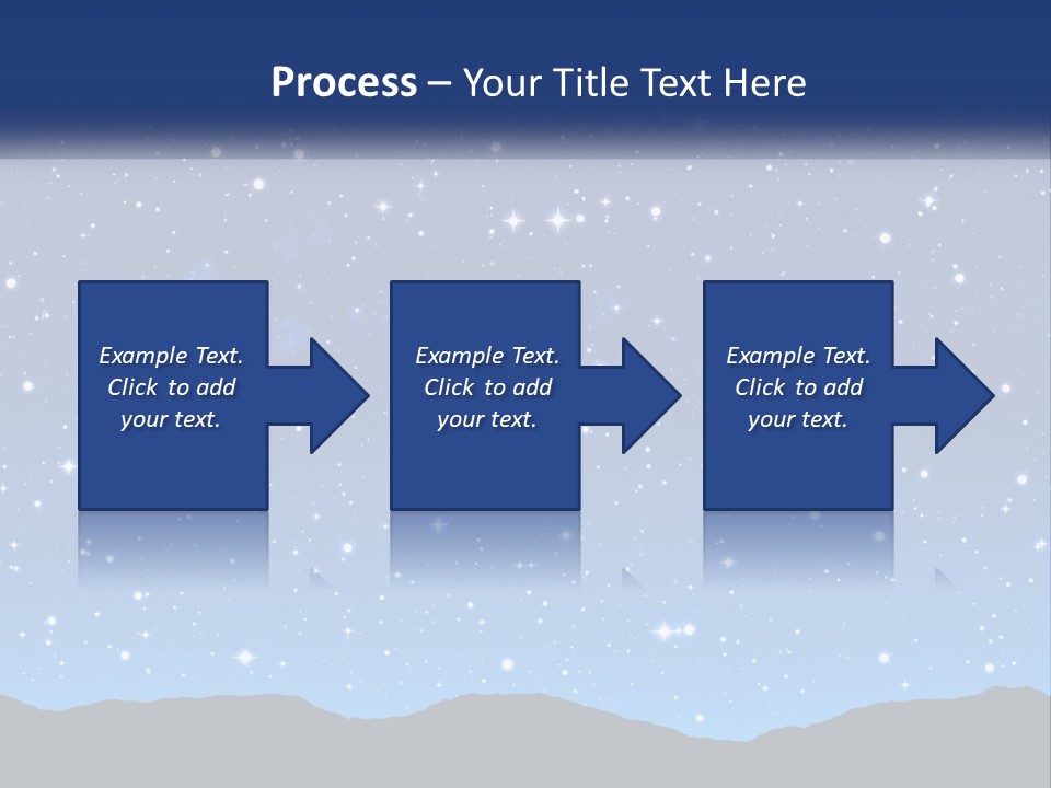 A Night Sky With Stars Powerpoint Template PowerPoint Template
