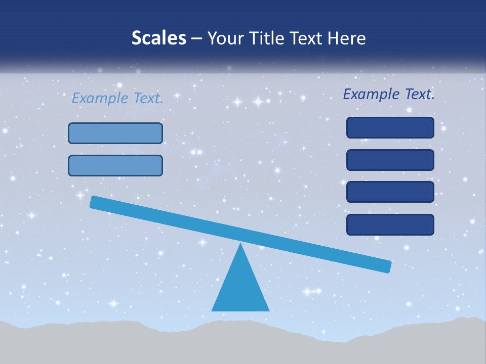 A Night Sky With Stars Powerpoint Template PowerPoint Template