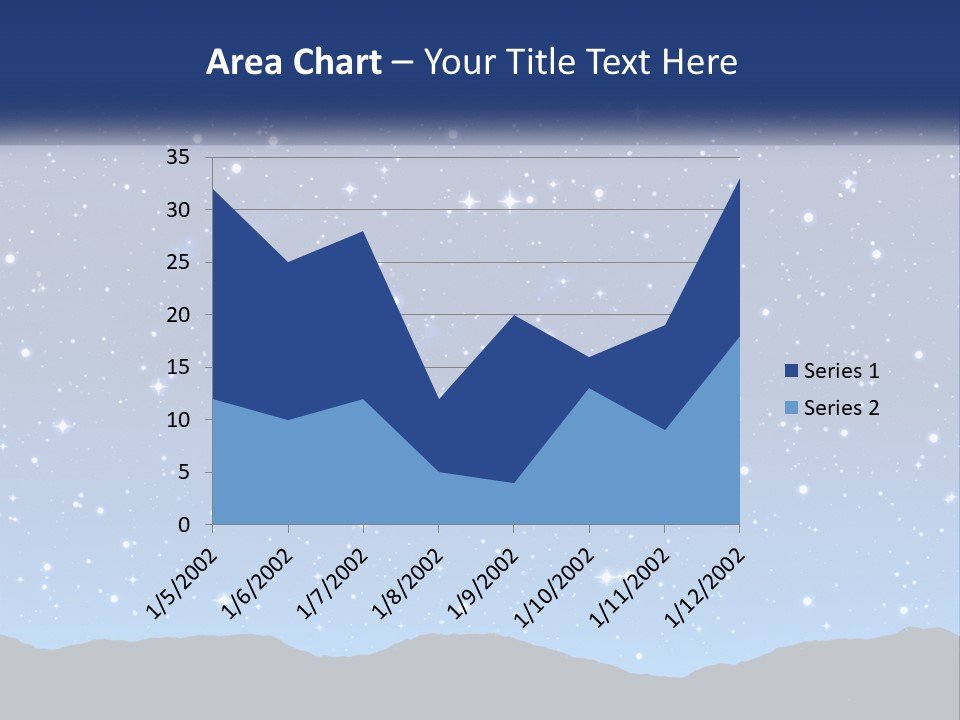 A Night Sky With Stars Powerpoint Template PowerPoint Template