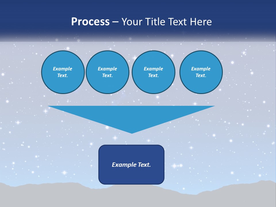 A Night Sky With Stars Powerpoint Template PowerPoint Template