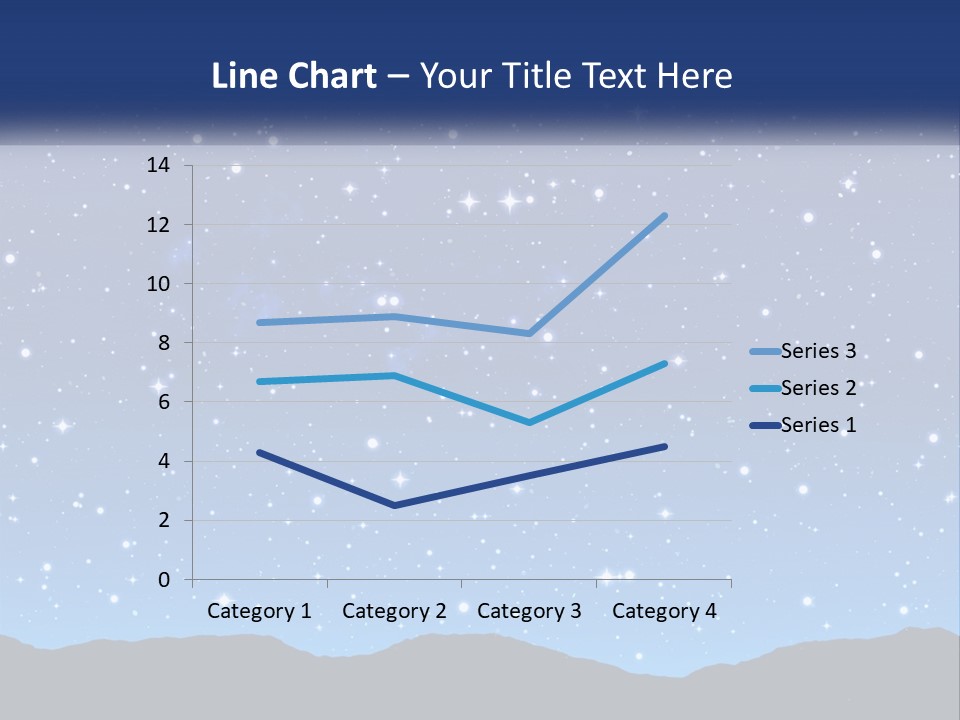 A Night Sky With Stars Powerpoint Template PowerPoint Template