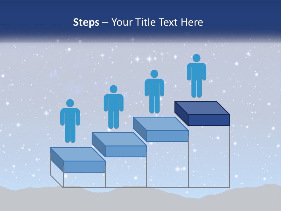A Night Sky With Stars Powerpoint Template PowerPoint Template