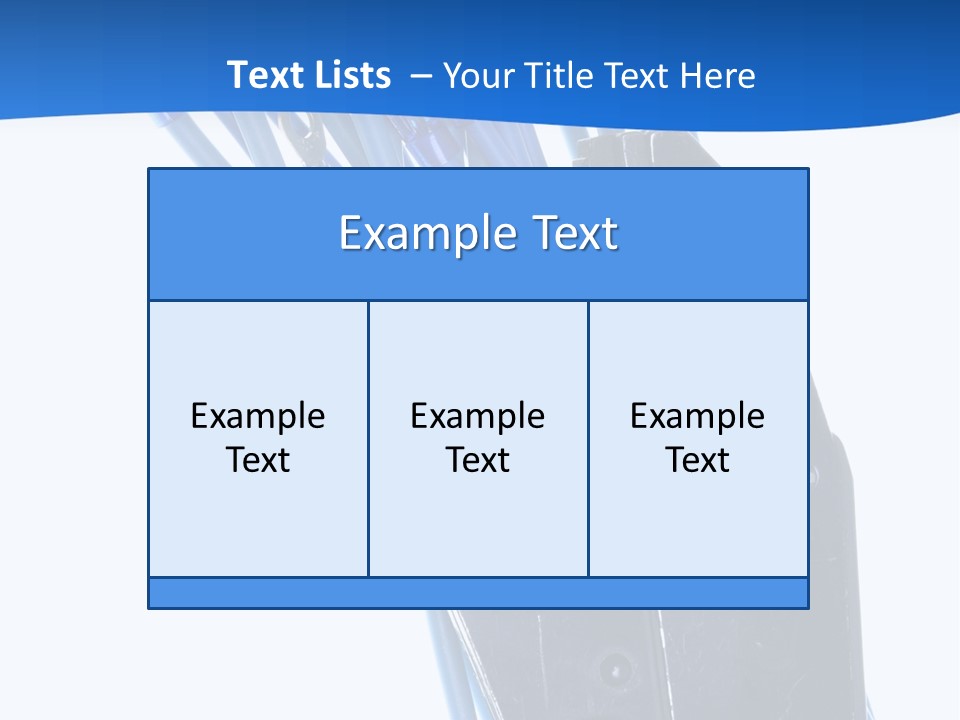 A Pair Of Pliers With Blue Handles On A White Background PowerPoint Template