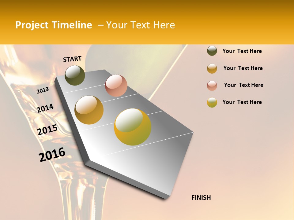 A Glass Of Wine With A Green Apple In It PowerPoint Template