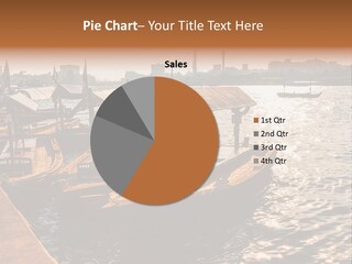A Number Of Boats In A Body Of Water PowerPoint Template