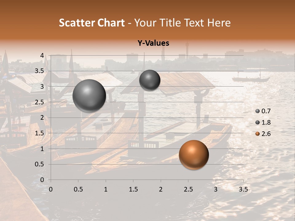 A Number Of Boats In A Body Of Water PowerPoint Template