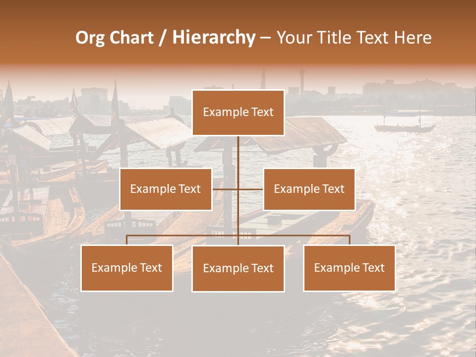 A Number Of Boats In A Body Of Water PowerPoint Template