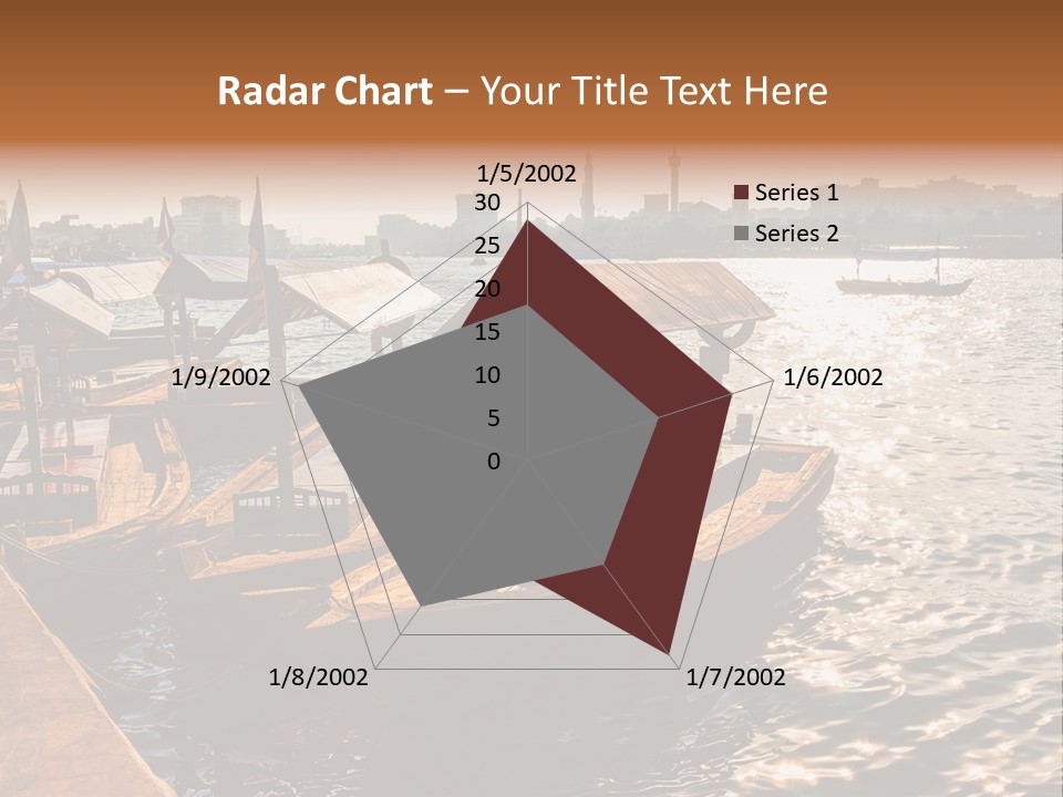 A Number Of Boats In A Body Of Water PowerPoint Template
