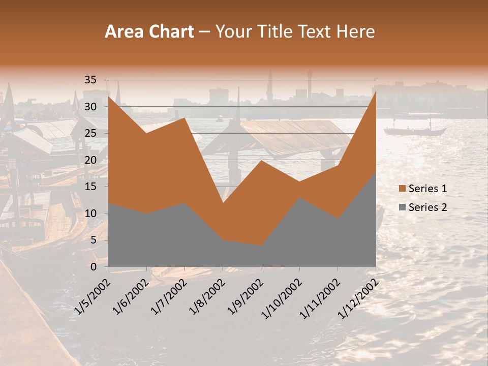 A Number Of Boats In A Body Of Water PowerPoint Template