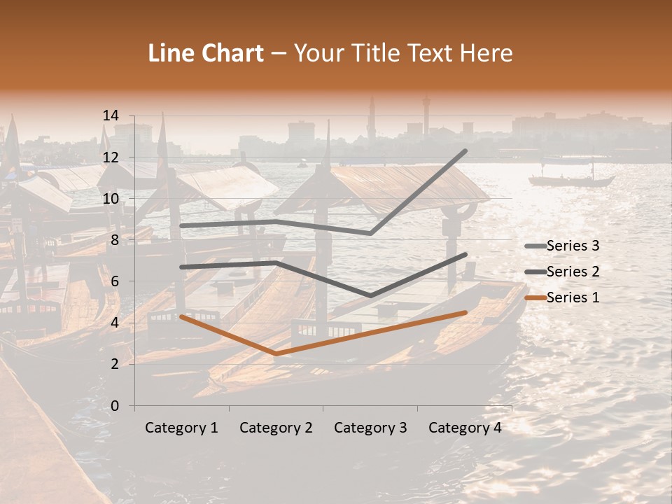 A Number Of Boats In A Body Of Water PowerPoint Template
