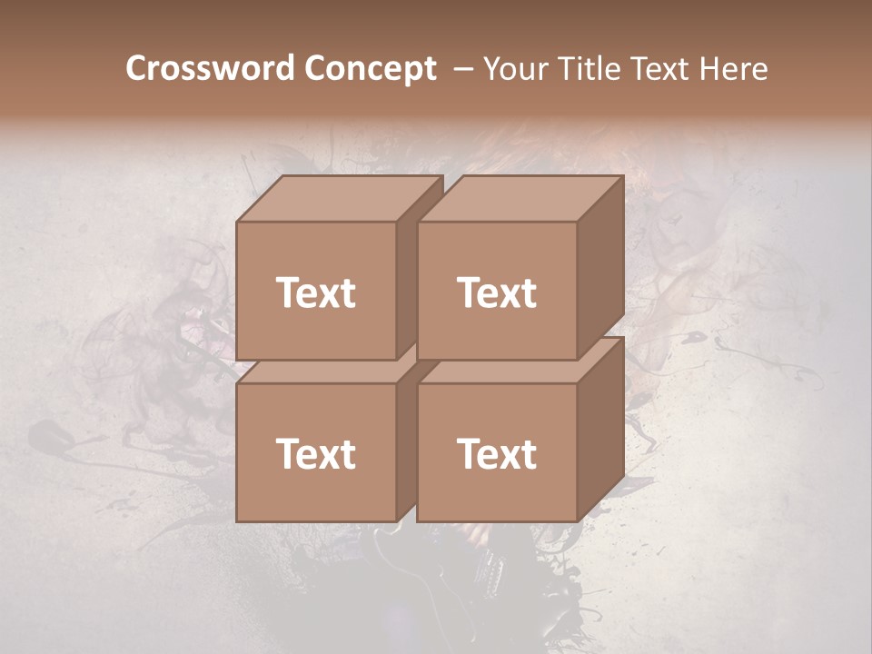 A Woman With A Guitar Powerpoint Template PowerPoint Template