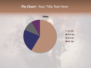 A Woman With A Guitar Powerpoint Template PowerPoint Template