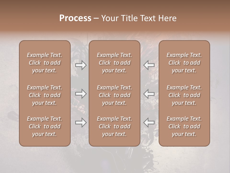 A Woman With A Guitar Powerpoint Template PowerPoint Template