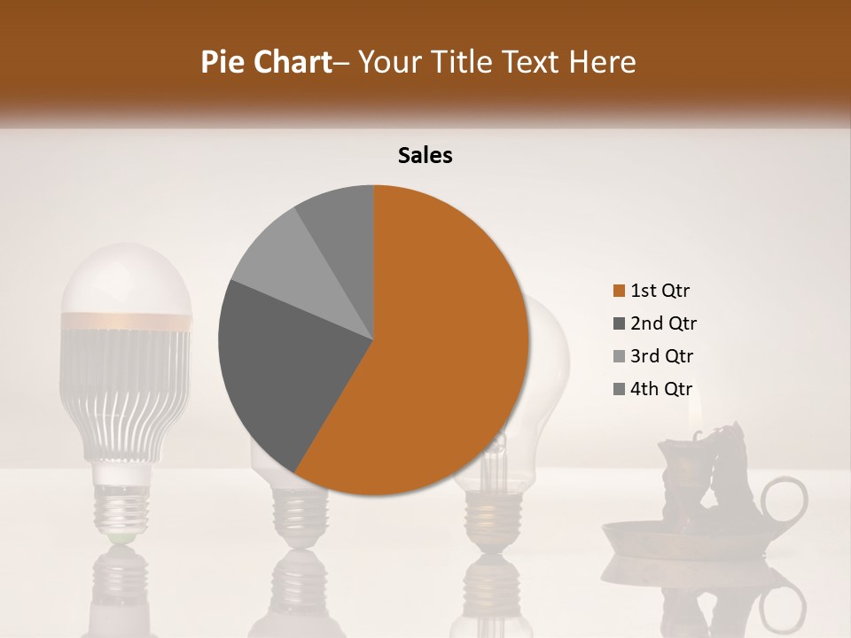 A Group Of Light Bulbs Sitting On Top Of A Table PowerPoint Template