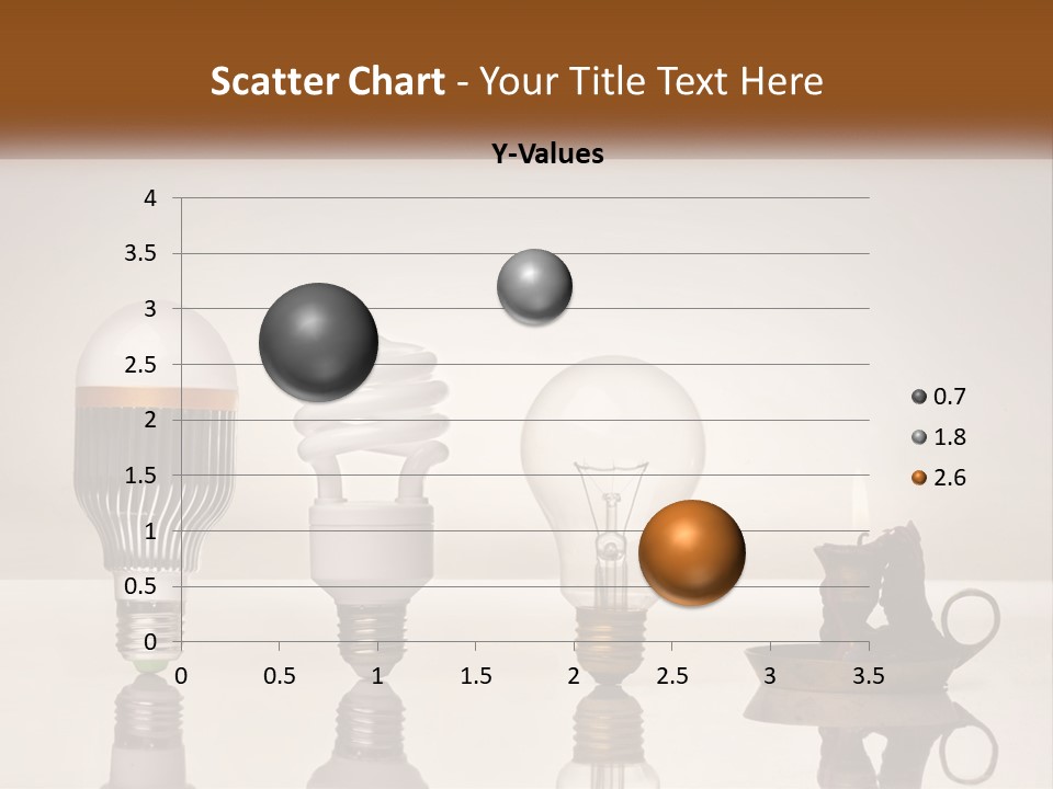 A Group Of Light Bulbs Sitting On Top Of A Table PowerPoint Template