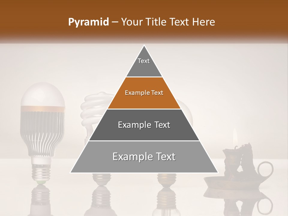 A Group Of Light Bulbs Sitting On Top Of A Table PowerPoint Template