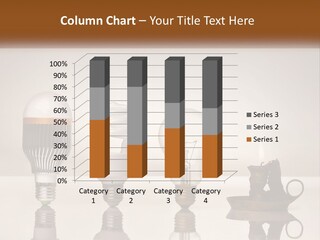 A Group Of Light Bulbs Sitting On Top Of A Table PowerPoint Template