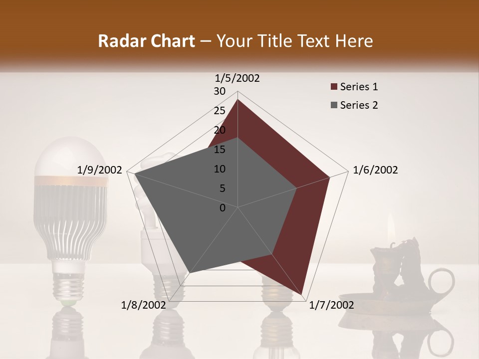 A Group Of Light Bulbs Sitting On Top Of A Table PowerPoint Template