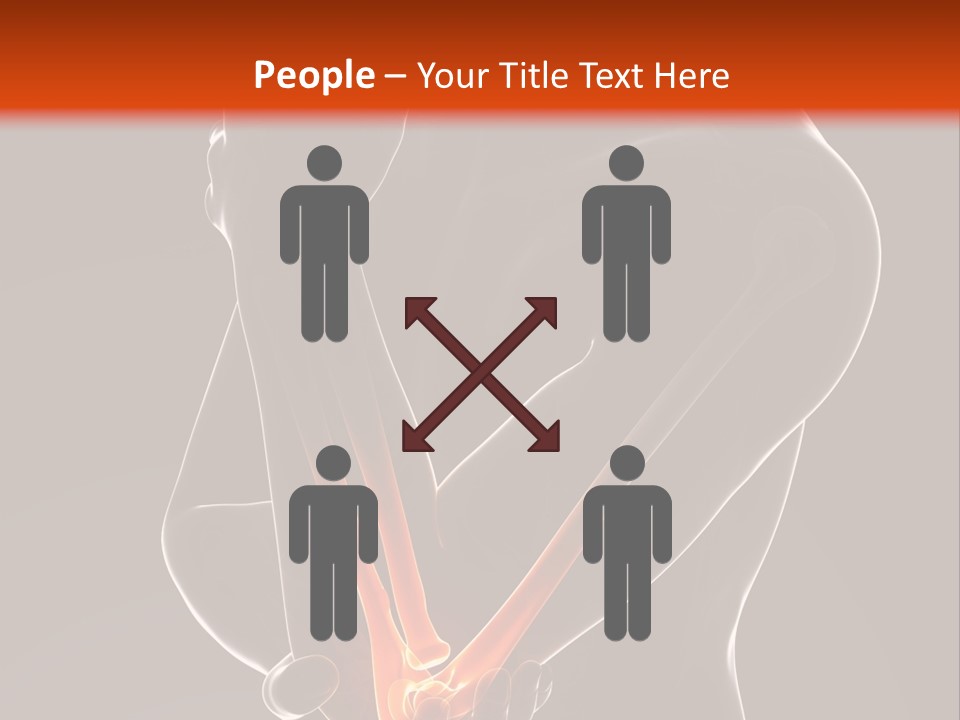 A Man Holding His Arm In Pain Powerpoint Presentation PowerPoint Template