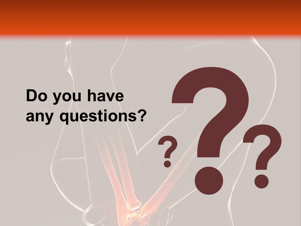 A Man Holding His Arm In Pain Powerpoint Presentation PowerPoint Template