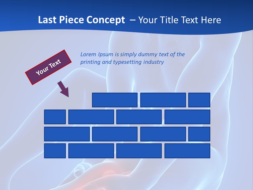 A Man Sitting On The Ground With His Knee In Pain PowerPoint Template