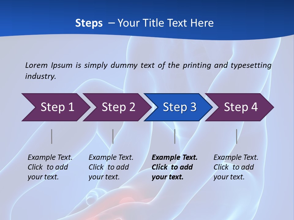 A Man Sitting On The Ground With His Knee In Pain PowerPoint Template