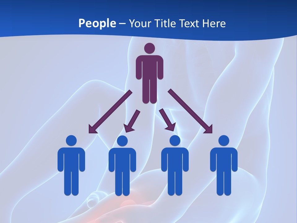A Man Sitting On The Ground With His Knee In Pain PowerPoint Template