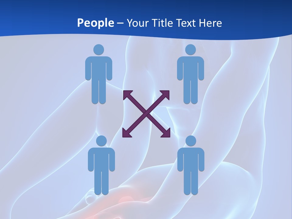 A Man Sitting On The Ground With His Knee In Pain PowerPoint Template