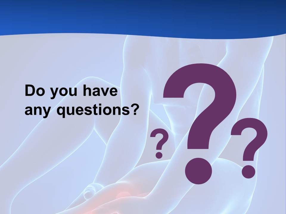 A Man Sitting On The Ground With His Knee In Pain PowerPoint Template