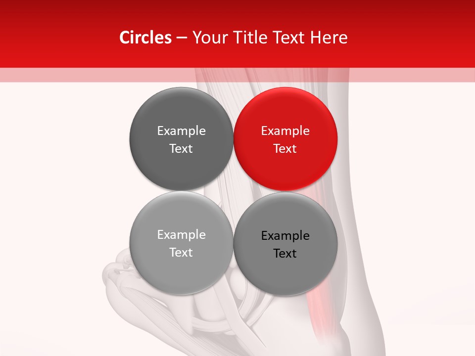 A Medical Powerpoint Presentation With A Picture Of A Foot PowerPoint Template