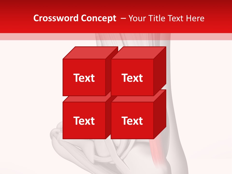A Medical Powerpoint Presentation With A Picture Of A Foot PowerPoint Template