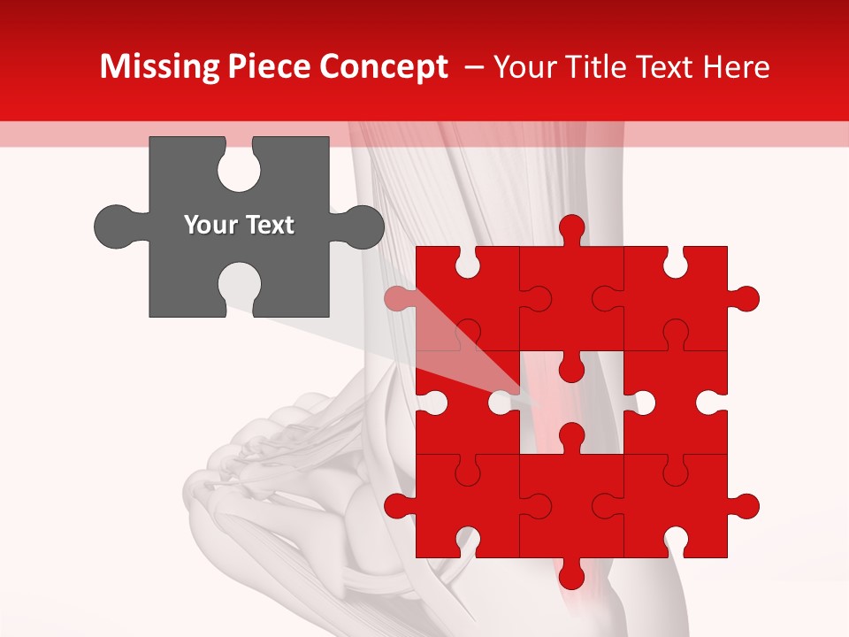 A Medical Powerpoint Presentation With A Picture Of A Foot PowerPoint Template